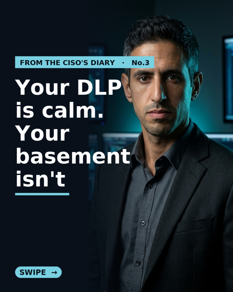 From the CISO's Diary #3 — Ghosts in the Servers: The Shadow Data That Breaks Your Most Expensive DLP