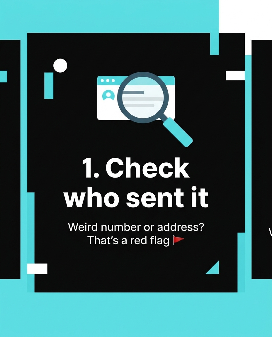 How to spot a phishing message — 3 rules for kids
