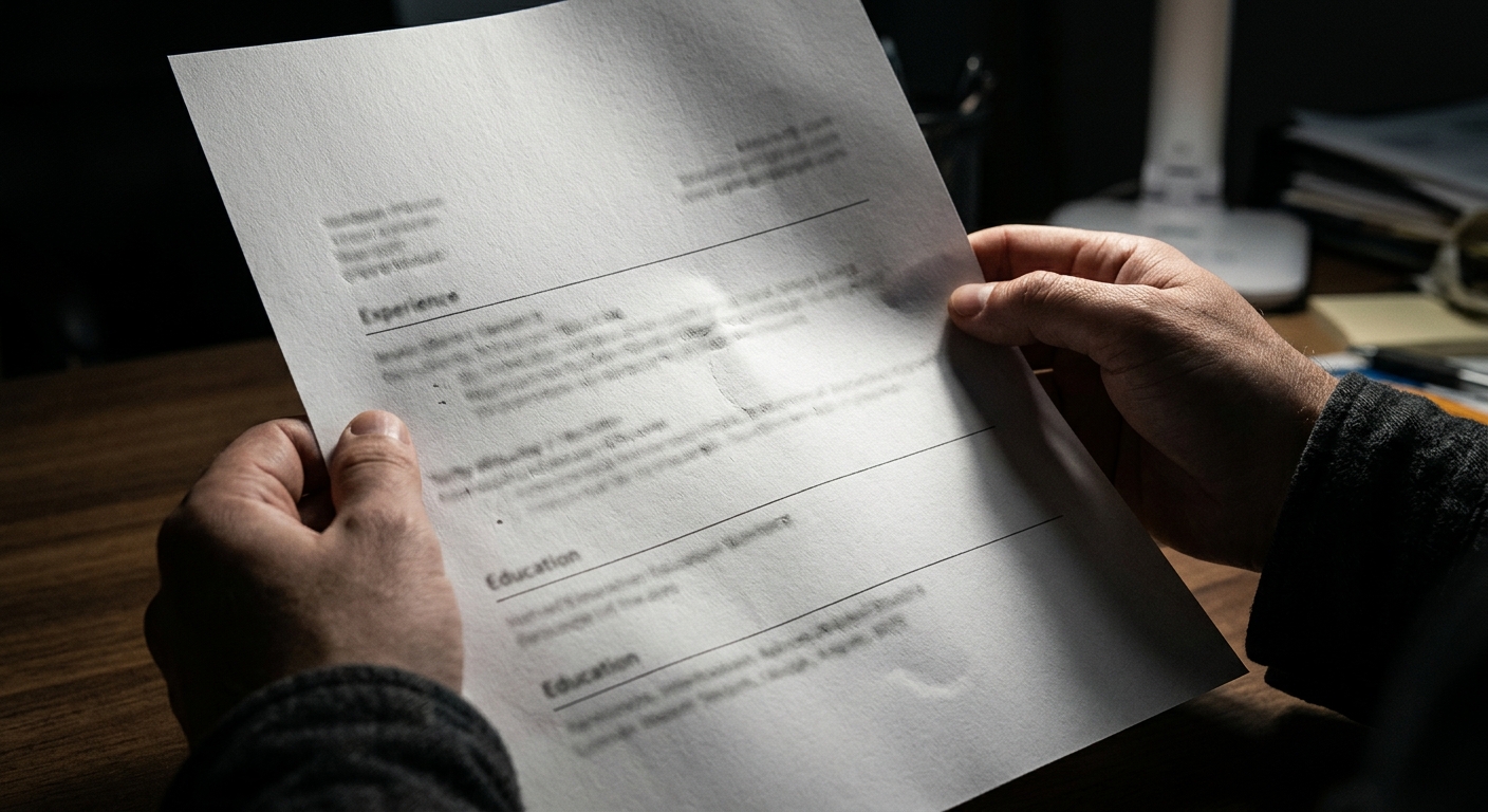 From the CISO's Diary #2: The Transparent Resume — How Invisible Text Can Hire the Wrong Person