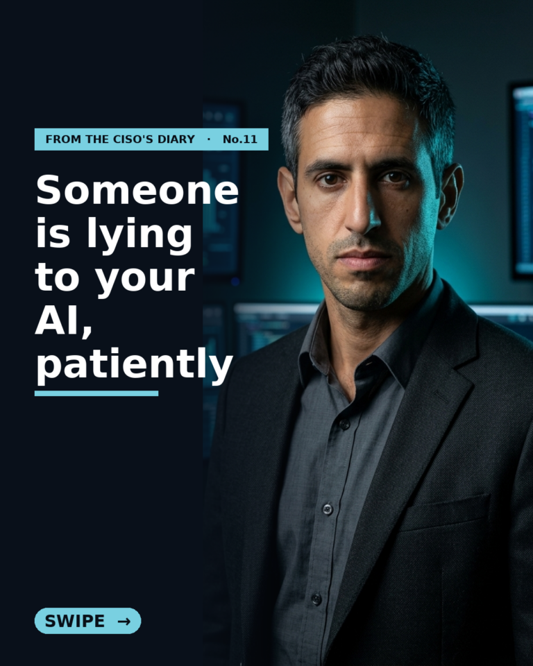 From the CISO's Diary #11 — Data Poisoning: How Attackers Quietly Corrupt the Well Your AI Drinks From